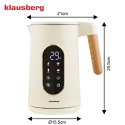 Czajnik elektryczny, 1,7L, LED dotykowy, regulacja temperatury, KLAUSBERG KB-9005