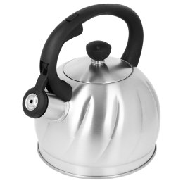 Czajnik na gaz stalowy z gwizdkiem 1.8L indukcja srebrny BRUNBESTE BB-2385