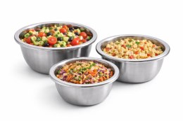 Miska metalowa kuchenna ze stali nierdzewnej z rantem mała 16cm BRUNBESTE BB-5503