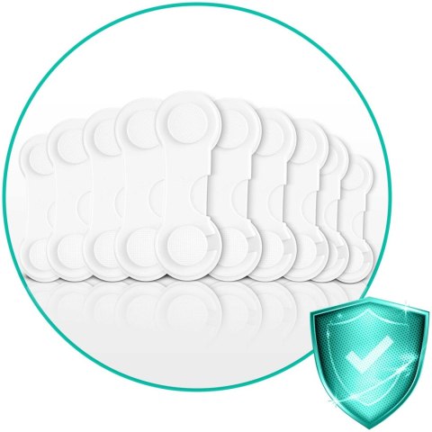 Zabezpieczenie otwierania szafek Ricokids 798300 10 szt białe