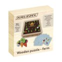 Układanka drewniana- farma Kruzzel 22755