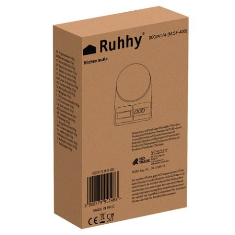 Waga kuchenna 10kg Ruhhy 24174