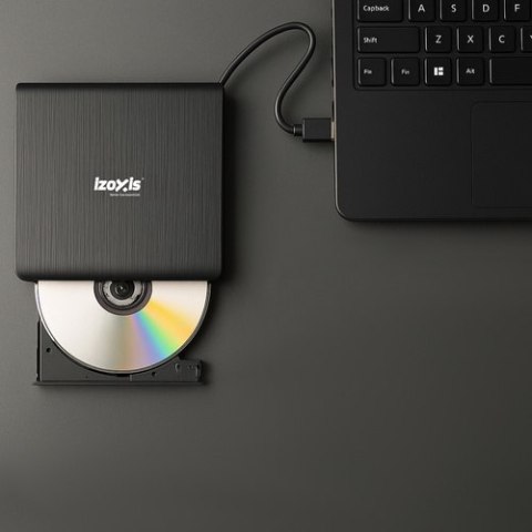 Napęd zewnętrzny + nagrywarka CD/DVD Izoxis 26083