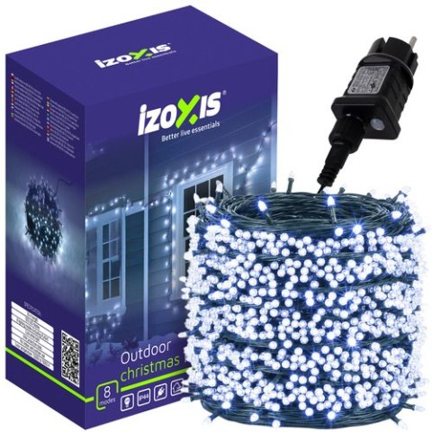 Lampki zew. 500LED 35m z. biały Izoxis 24899