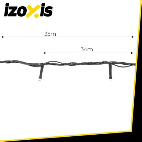 Lampki zew. 500LED 35m z. biały Izoxis 24899