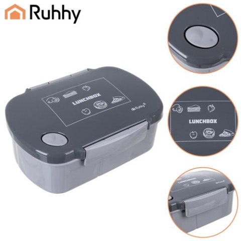 Śniadaniówka/lunchbox 800ml szary Ruhhy 26169
