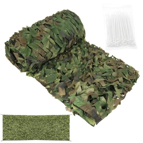 Siatka maskująca 3x6m + 100szt opasek Gardlov