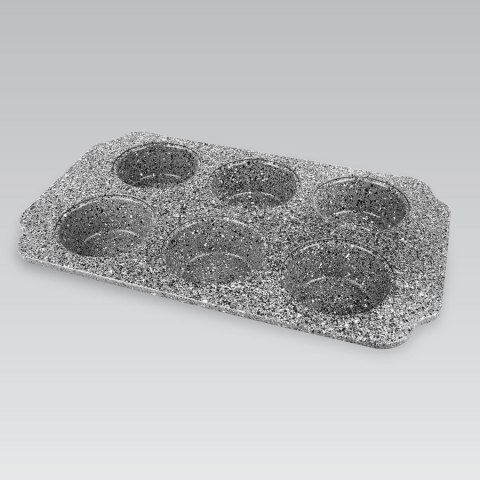 Forma do pieczenia muffinek babeczek granitowa MAESTRO MR-1128-6