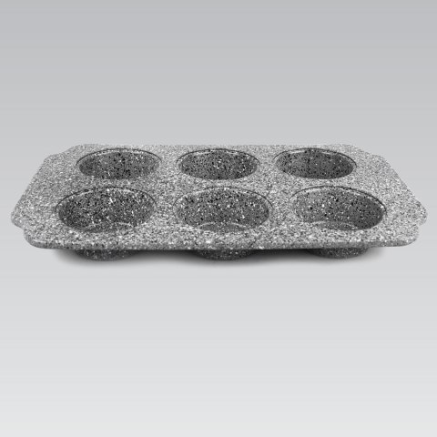 Forma do pieczenia muffinek babeczek granitowa MAESTRO MR-1128-6