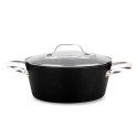 Garnek z pokrywką szklaną Rock Stone 20cm 2.2L MAESTRO MR-4420