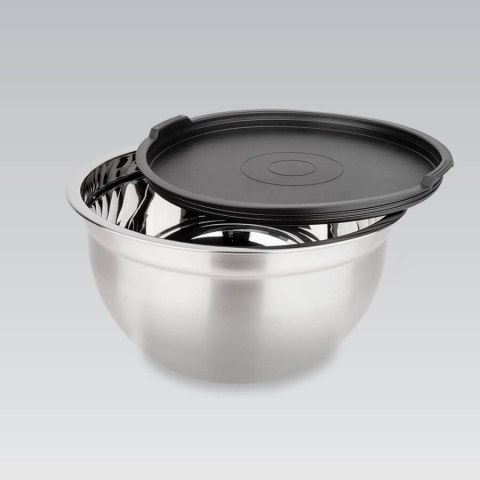 Miski kuchenne metalowe komplet misek z pokrywką 16/20/24CM 3SZT MAESTRO MR-1688
