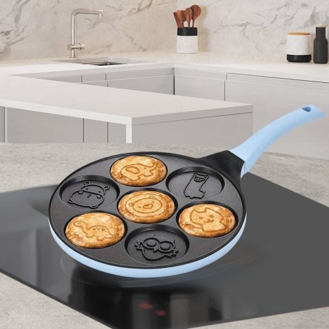 Patelnia do naleśników pancake placków ze zwierzątkami 26cm MAESTRO MR-1222-C