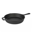 Patelnia żeliwna 26cm z nakładką silikonową na uchwyt KRISBERG KS-7738