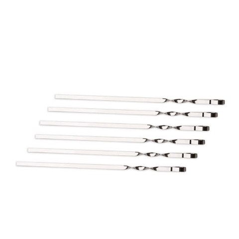 Szpikulce do szaszłyków patyki patyczki metalowe szaszłyki 6SZT 60CM MAESTRO MR-1008
