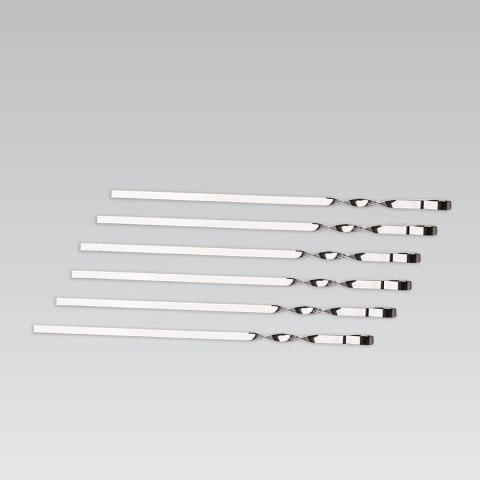 Szpikulce do szaszłyków patyki patyczki metalowe szaszłyki 6SZT 60CM MAESTRO MR-1008