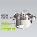 Zestaw garnków garnki komplet 6-ele 3L / 4L / 5L MAESTRO MR-2020-6XL