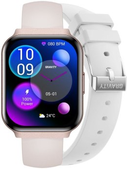 SMARTWATCH DAMSKI GRAVITY GT44-3 - DODATKOWY PASEK (sg051b)