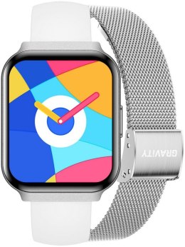 SMARTWATCH DAMSKI GRAVITY GT44-4 - DODATKOWY PASEK (sg051c)