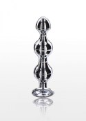Diamond Star Beads Large Silver