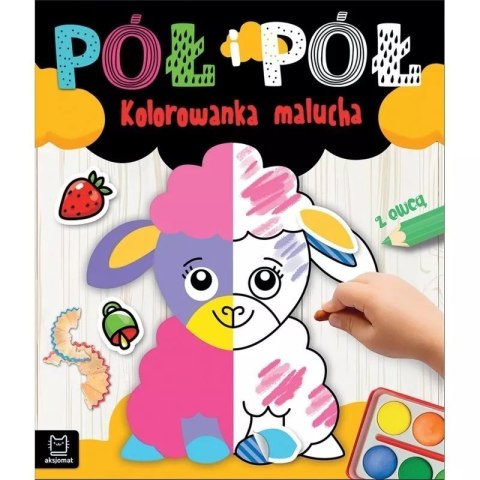 Pół i pół kol.malucha z owcą AKSJOMAT