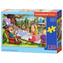 Puzzle 120el. alice in wonder. CASTOR