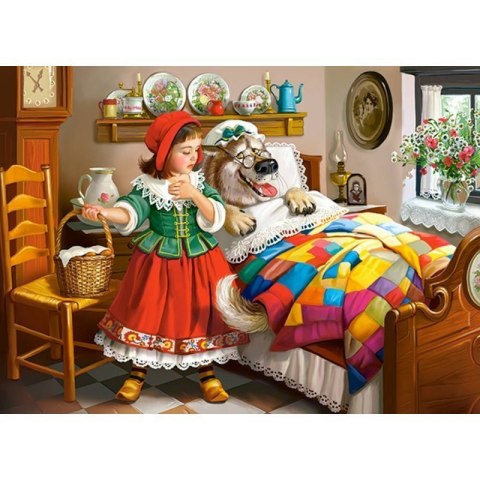 Puzzle 120el. red riding hood CASTOR