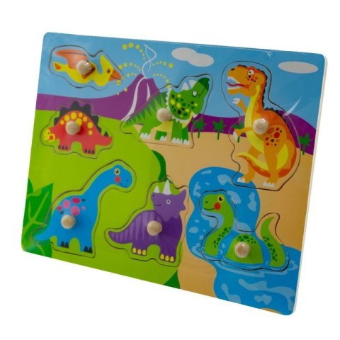 Zab puzzle 30x22 dinozaury EUROBABY ZABAWKI