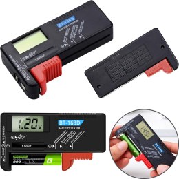 Tester Baterii Miernik Cyfrowy Akumulatorów Woltomierz AA R14 MAT-T-518