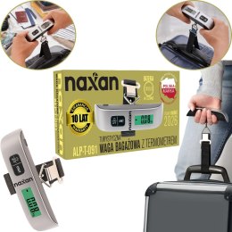 Waga Bagażowa Naxan Hakowa Turystyczna 10g - 50kg Z Termometrem ALP-T-091