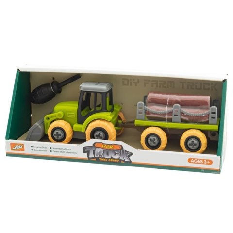 Zabawka traktor skręcany EUROBABY ZABAWKI