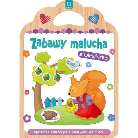 Zabawy malucha z wiewiórką AKSJOMAT