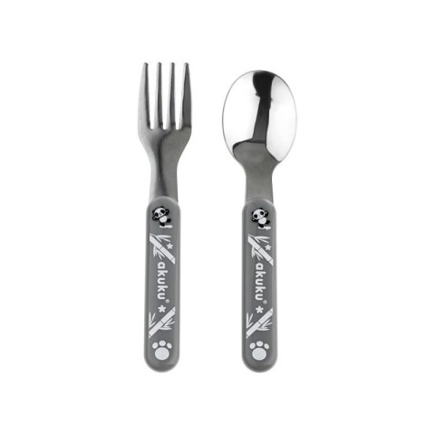 Zest. sztućców metalowych grey AKUKU