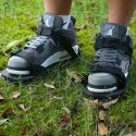 Aerator sandałowy z kolcami, wertykulator na buty, duzy, czarny AS03