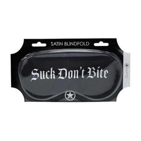 Suck Don't Bite - Printed Satin