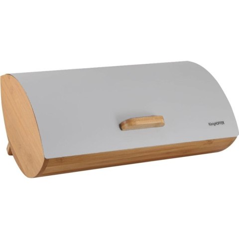 Chlebak bambusowo-stalowy KONIGHOFFER cosmic tdr-1210 - szary