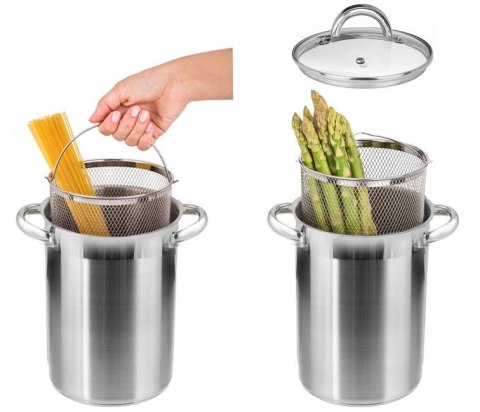 Garnek do szparagów makaronu 4.2L 16cm BRUNBESTE BB-2143