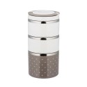 Pojemniki obiadowe lunch box 3 poziomy 1.2L KINGHOFF KH-2168