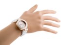 ZEGAREK DAMSKI LONGBO - white/gold (zx610a)