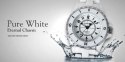 ZEGAREK DAMSKI LONGBO - white/gold (zx610a)