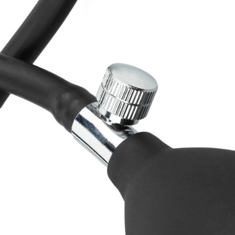 Anal Collection - Inflatable Anal Plug with Pump 20 cm - Black