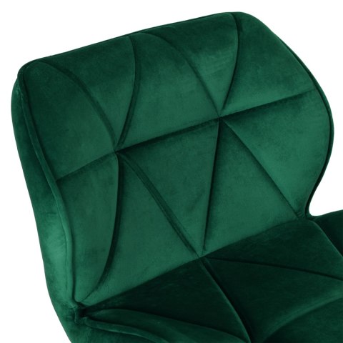 Hoker barowy Grappo Black ciemnozielony Velvet