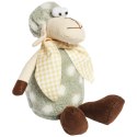 BARANEK OZDOBA Z MATERIAŁU OWIECZKA FOLKLOR WIELKANOC ZIELONY 30 CM