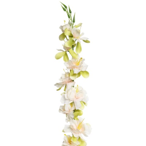 Gałązka kwiatów owocowych - wiśnia 76 cm kremowa