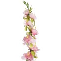Gałązka kwiatów owocowych - wiśnia 76 cm różowa