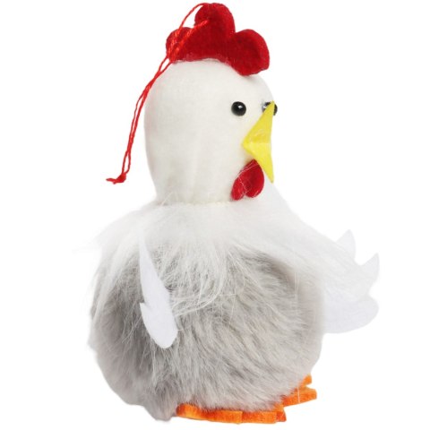 Kurka pluszowa zawieszka Ozdoba Wielkanocna Figurka 11 cm żółta