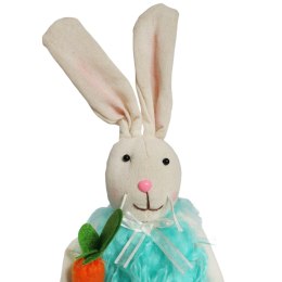 Zając Futrzany z Marchewką Ozdoba Wielkanocna Figurka 50 cm