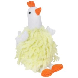 KURA OZDOBA PLUSZOWA KURA FOLKLOR WIELKANOC ŻÓŁTA 18 CM