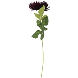 CHRYZANTEMA KWIAT SZTUCZNY do wazonu bordowa 64 cm