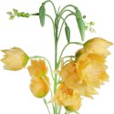 DZWONKI KWIAT SZTUCZNY do wazonu pomarańczowy 85 cm