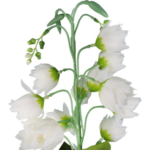 DZWONKI KWIAT SZTUCZNY do wazonu pomarańczowy 85 cm